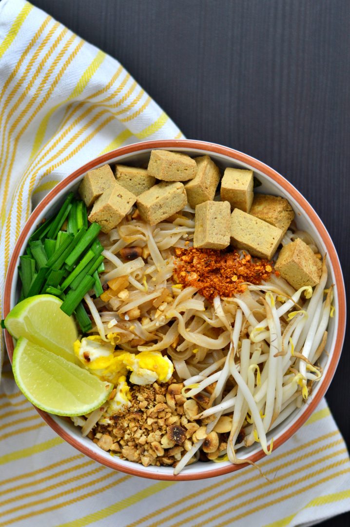 Rezept für fast vegetarisches Pad Thai | www.dearlicious.com