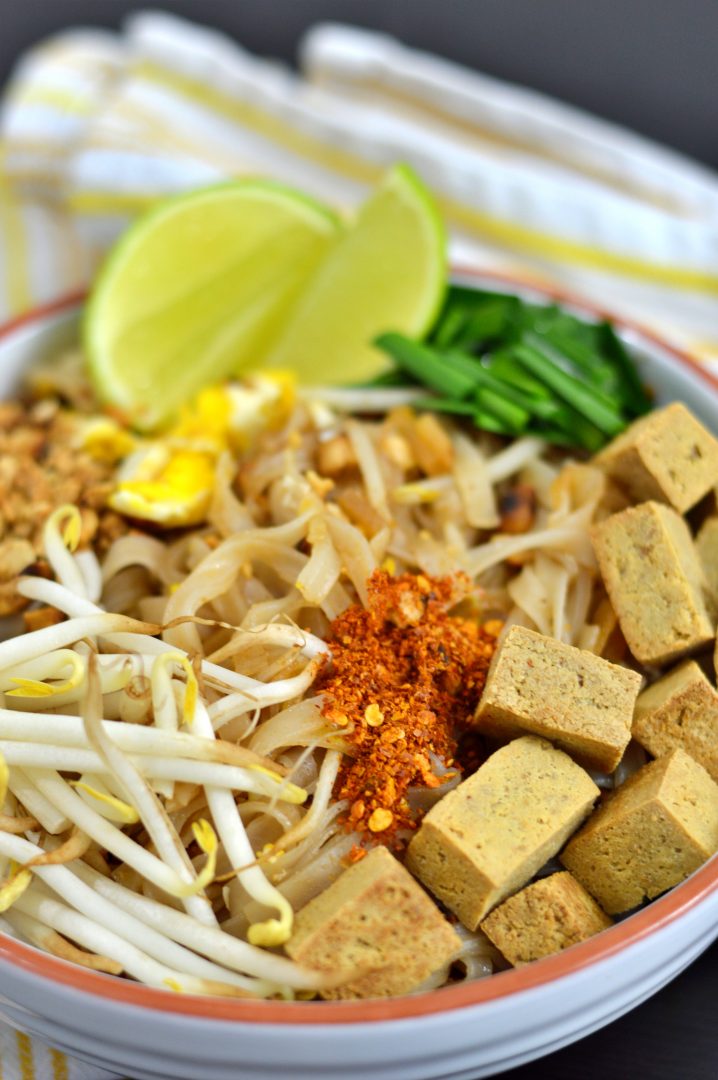 Rezept für fast vegetarisches Pad Thai | www.dearlicious.com
